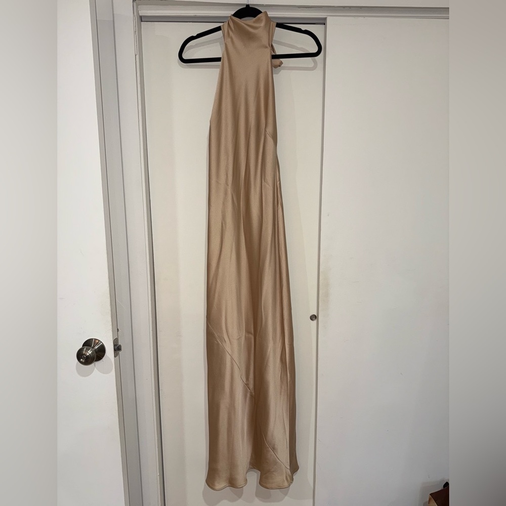Show Me Your MuMu Tan Wedding Dress